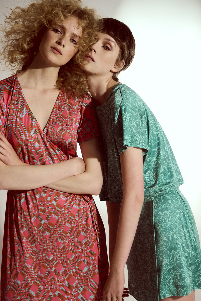 Silk Jersey Mini Skirt