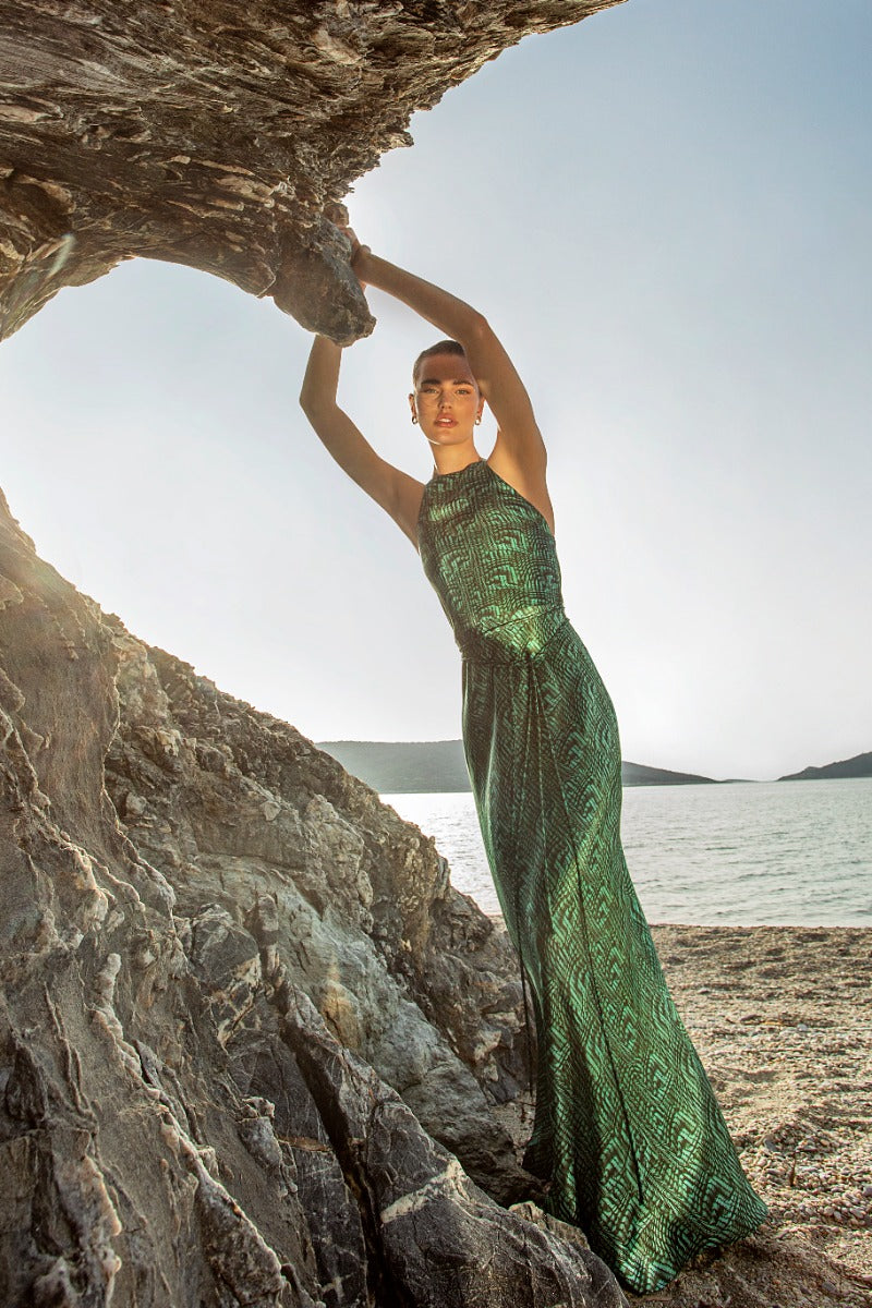 Halterneck Maxi Dress