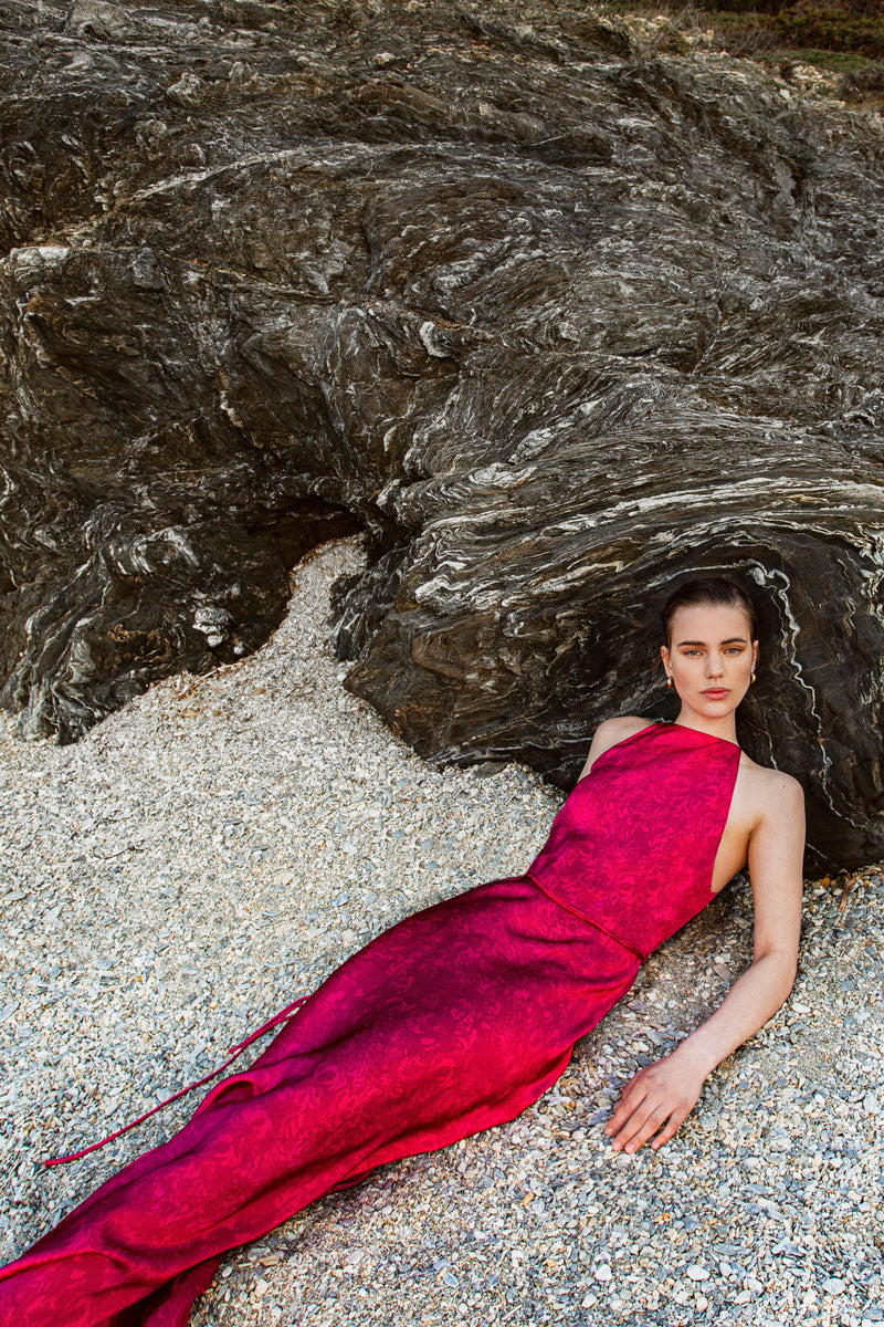 Halterneck Maxi Dress