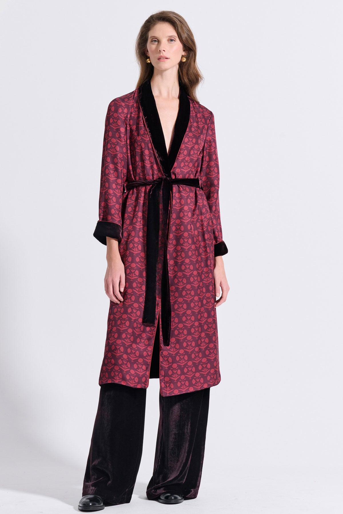 Reversible Belted Kimono