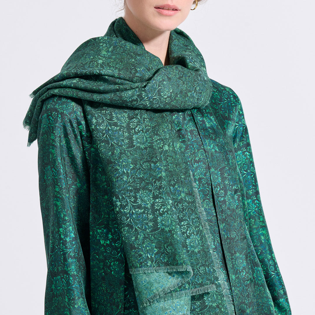 Double Sided Wool Scarf