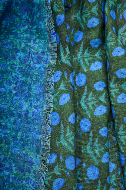 Double Sided Wool Scarf