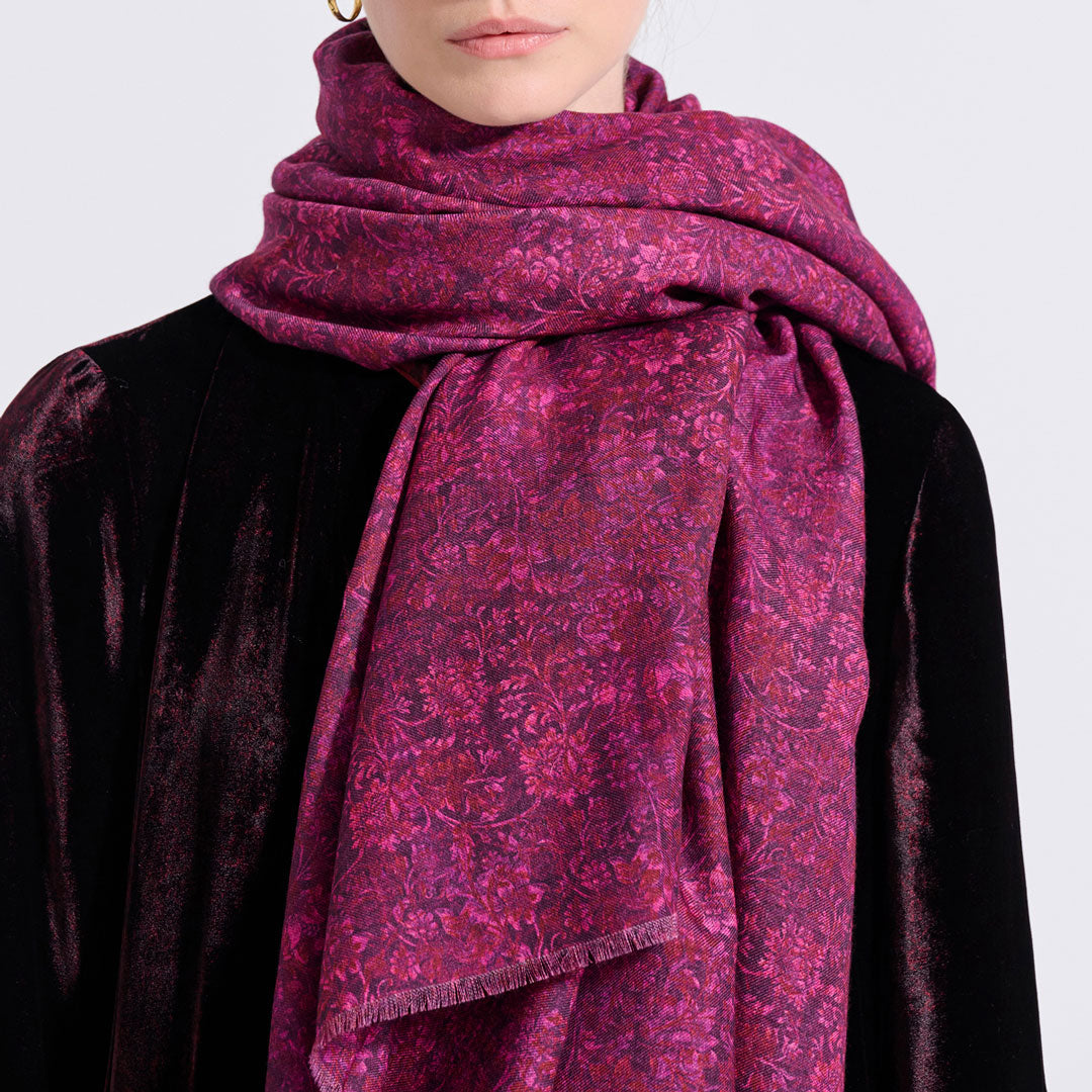 Double Sided Wool Scarf