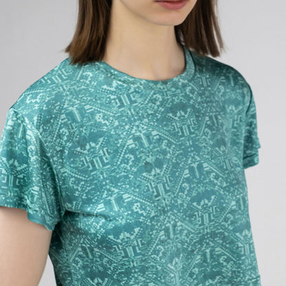 Silk Jersey Crop T-shirt