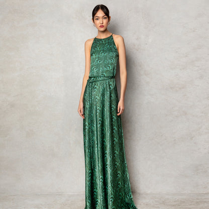 Halterneck Maxi Dress