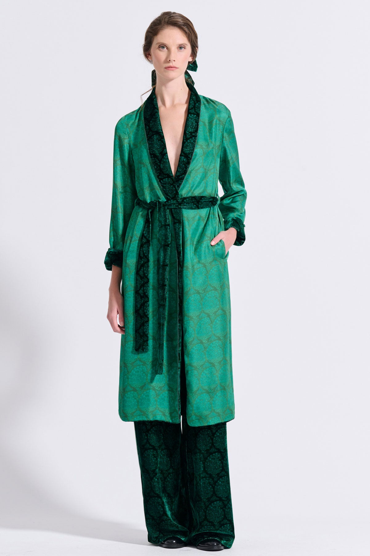 Reversible Belted Kimono