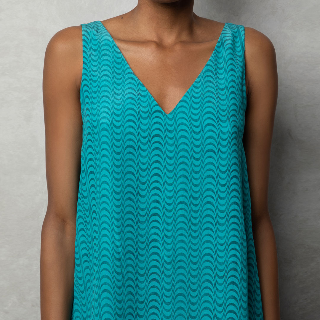 V-Neck Sleeveless Top