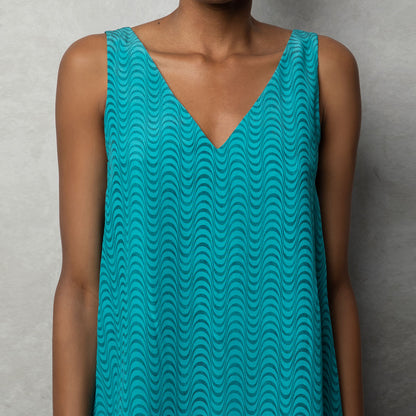 V-Neck Sleeveless Top