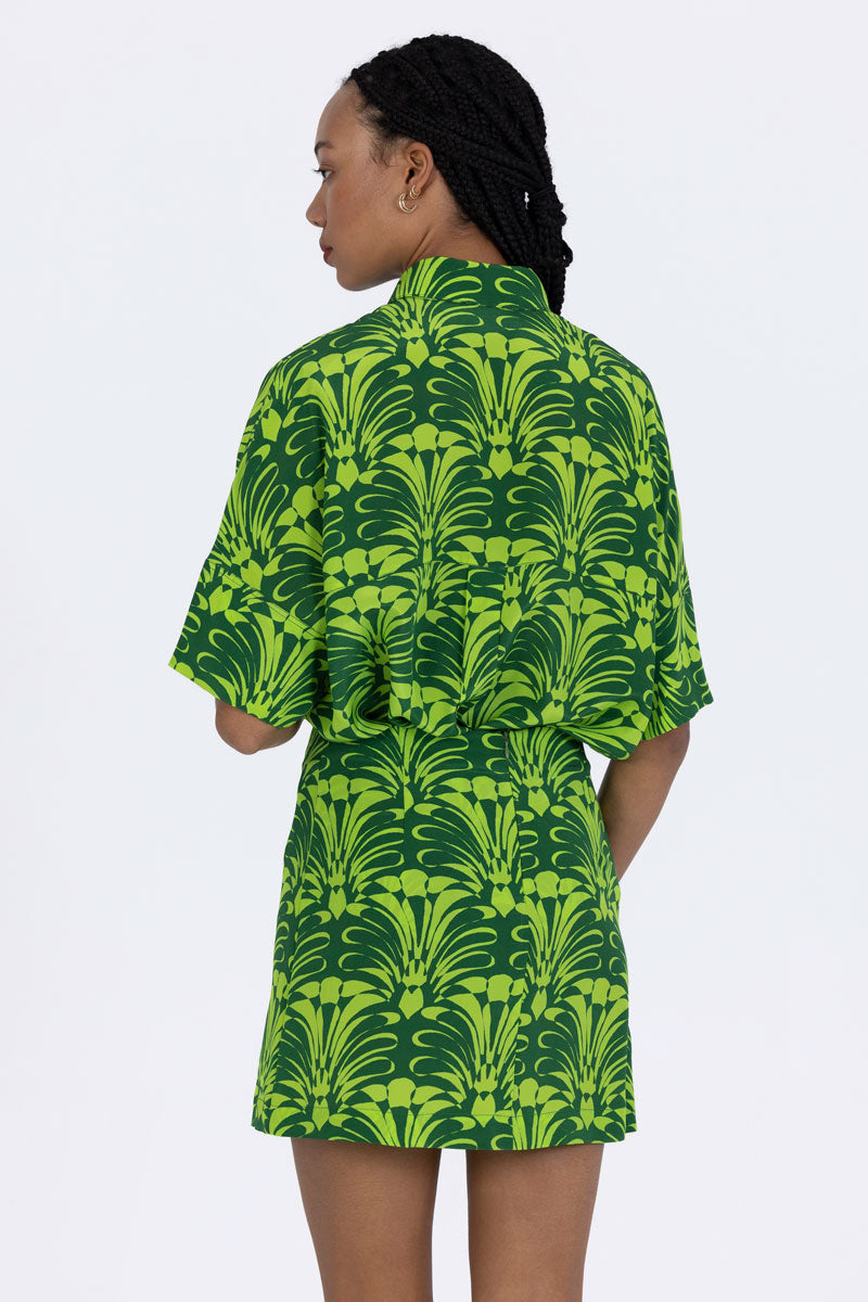 Silk Short Sleeved Shirt