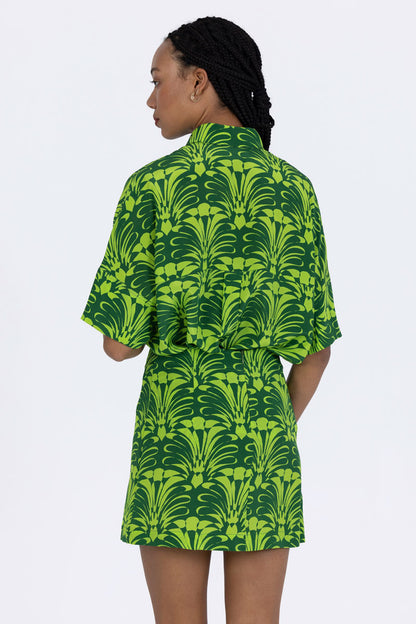 Silk Short Sleeved Shirt