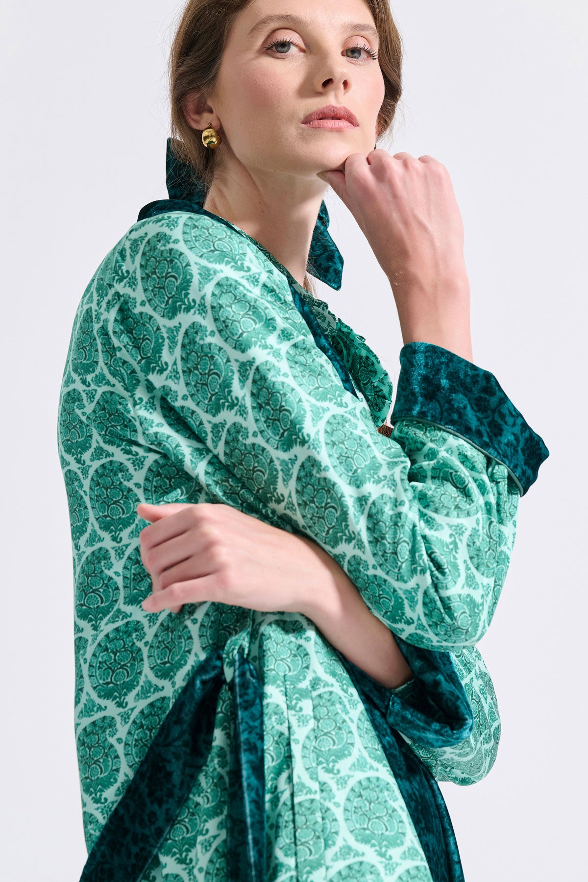 Reversible Belted Kimono