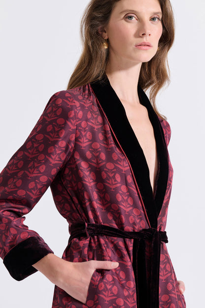 Reversible Belted Kimono
