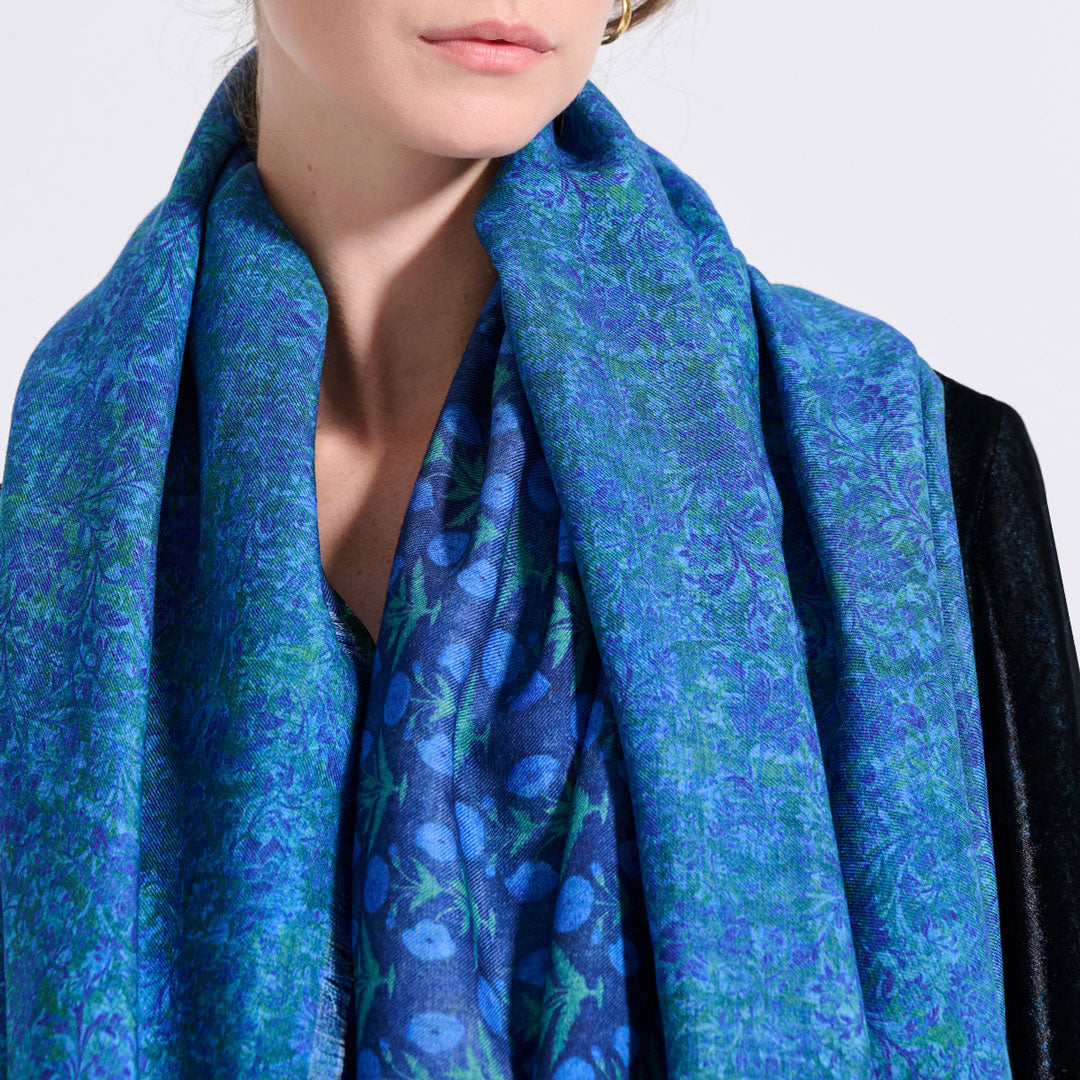 Double Sided Wool Scarf