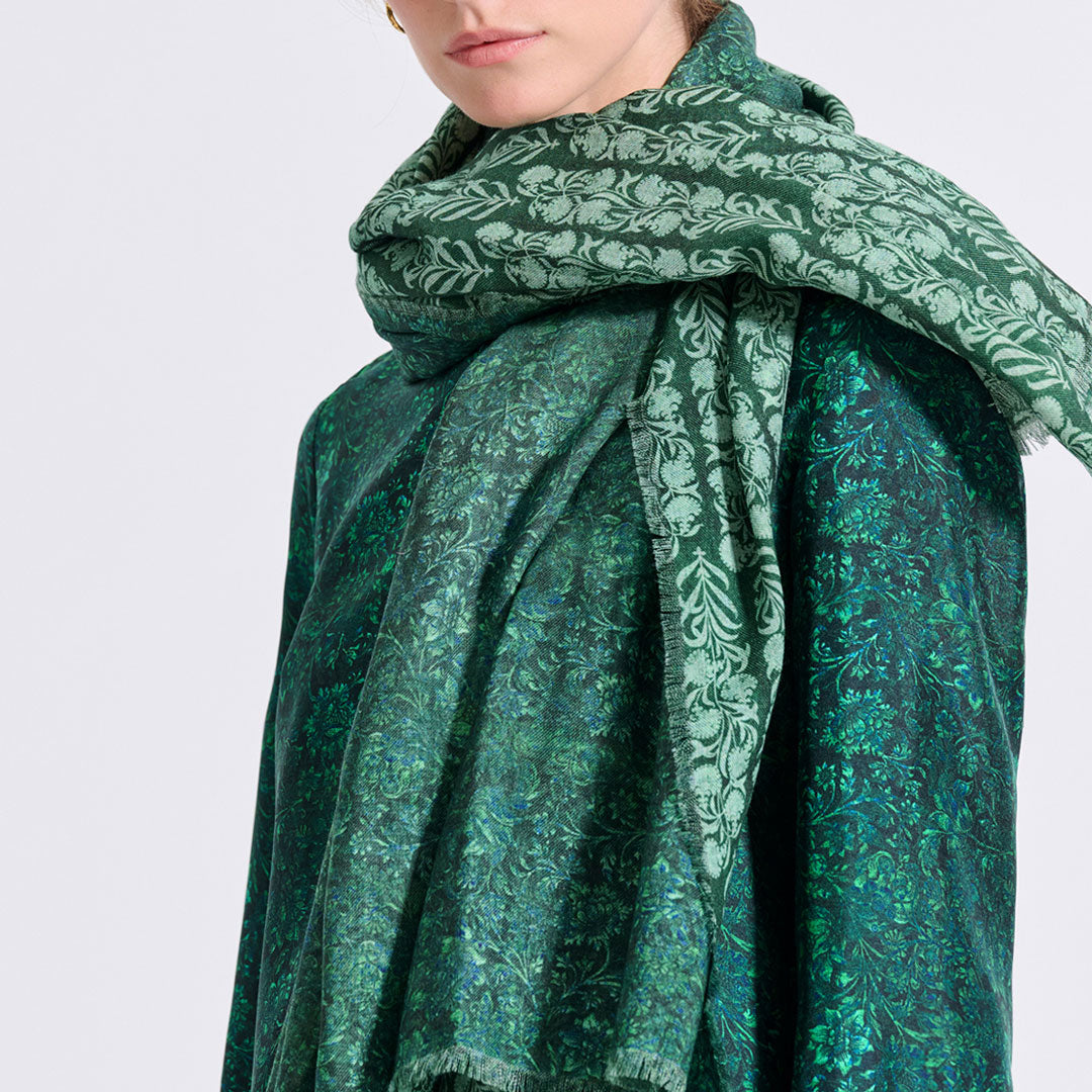 Double Sided Wool Scarf