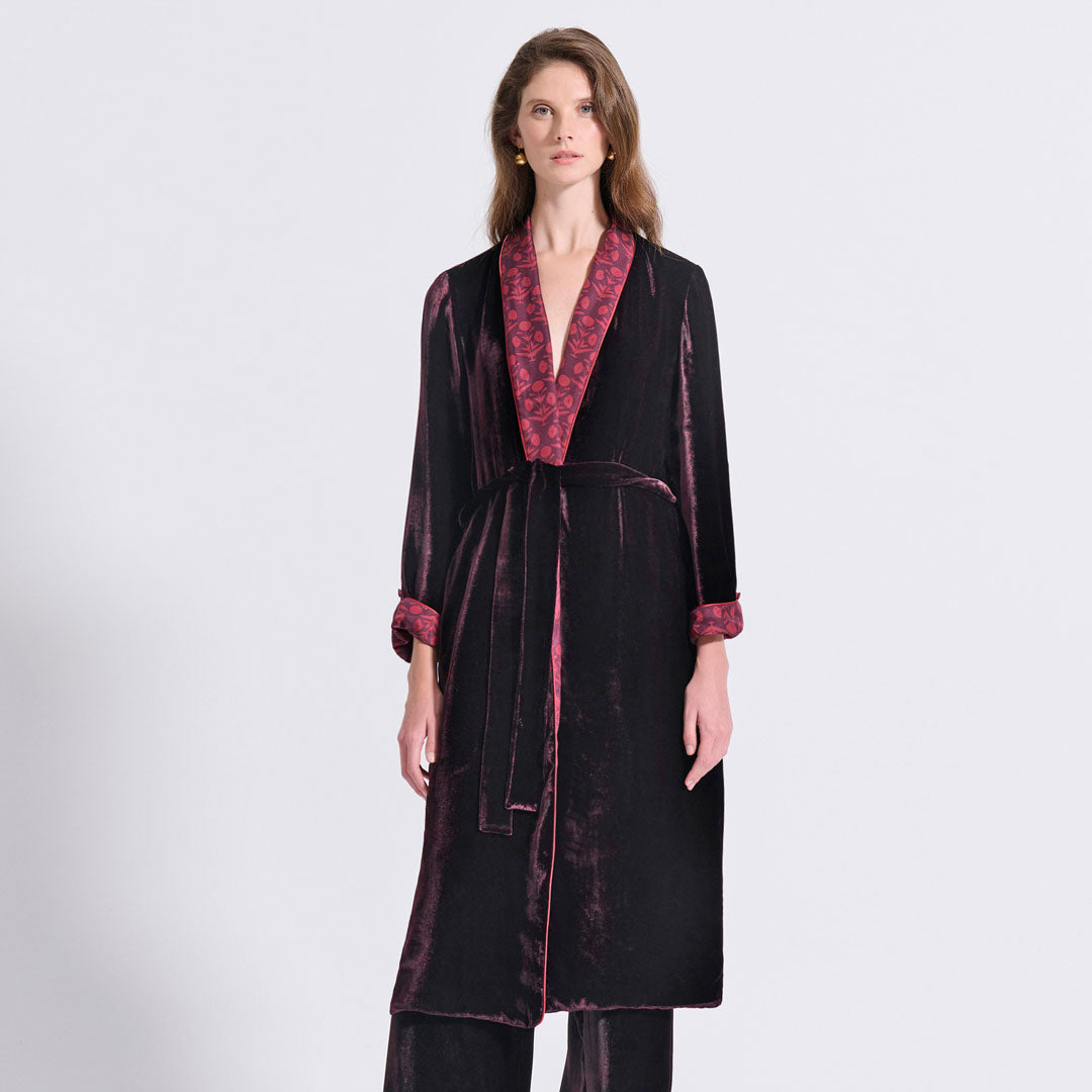 Reversible Belted Kimono