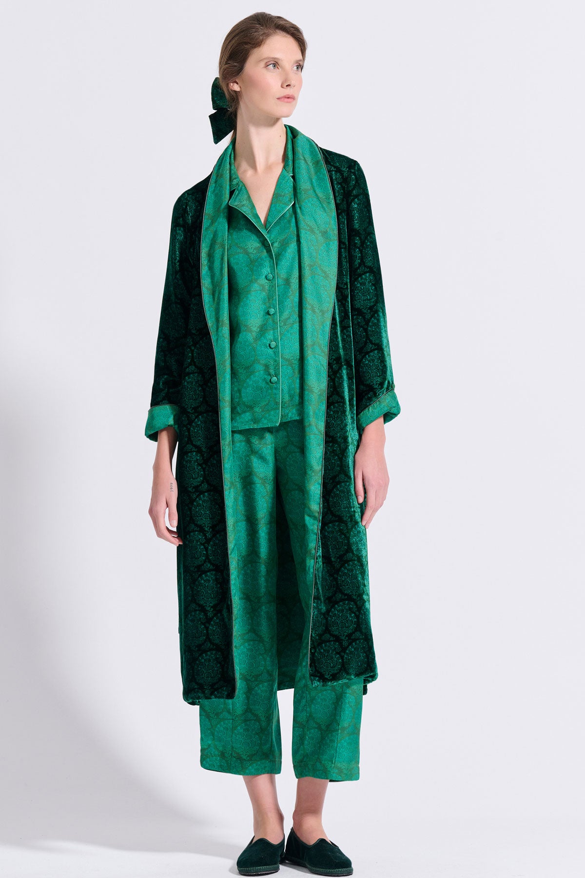 Reversible Belted Kimono