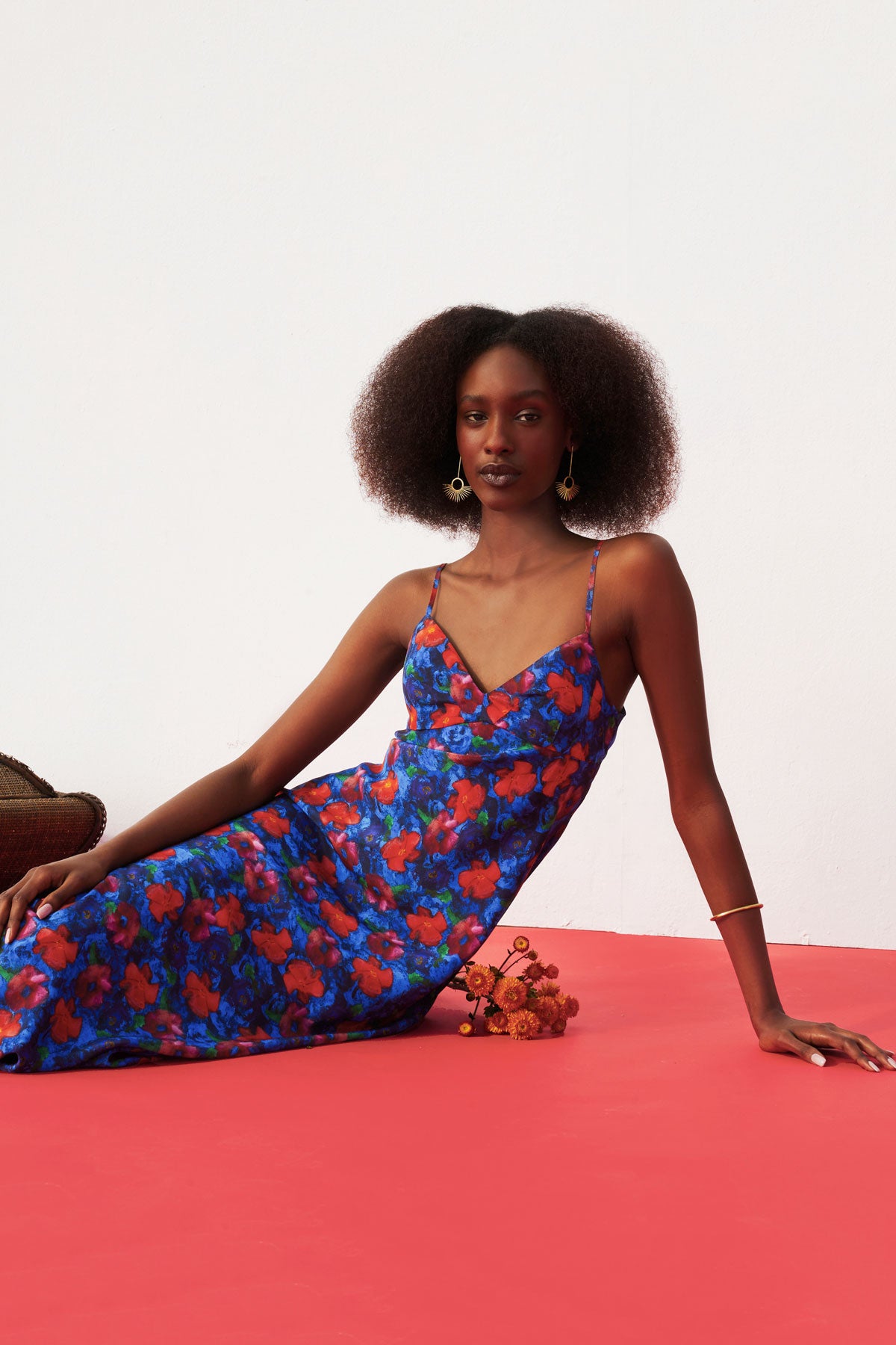 Open Back Silk Dress