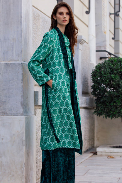 Reversible Belted Kimono