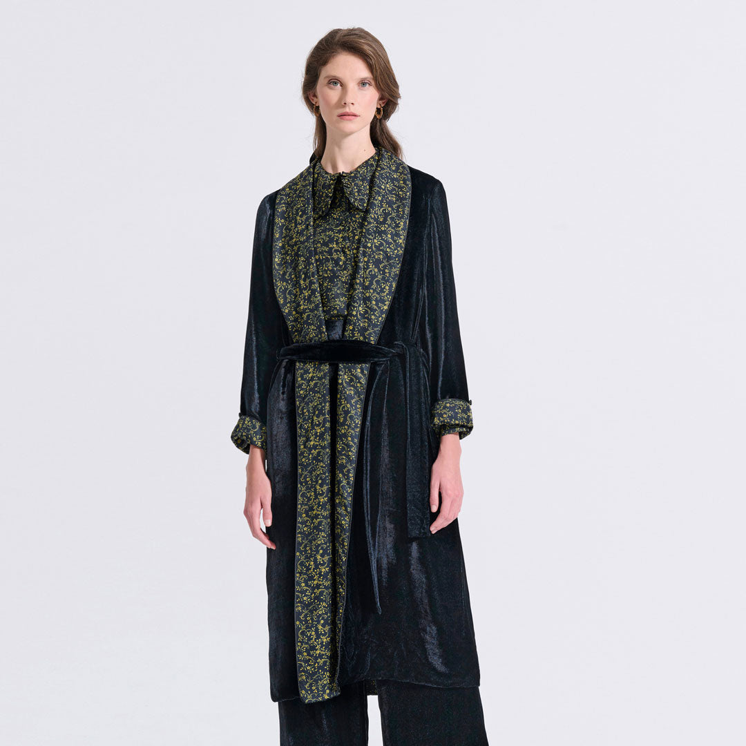 Reversible Belted Kimono