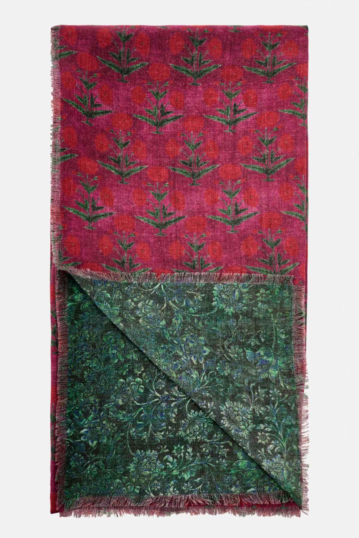 Double Sided Wool Scarf