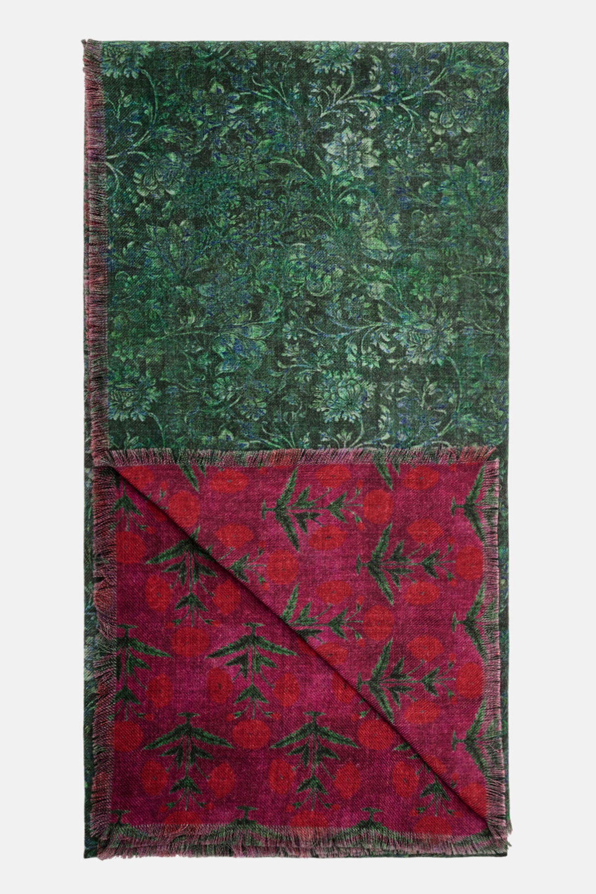 Double Sided Wool Scarf