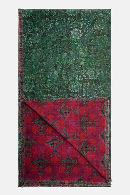 Double Sided Wool Scarf