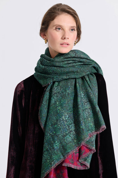 Double Sided Wool Scarf