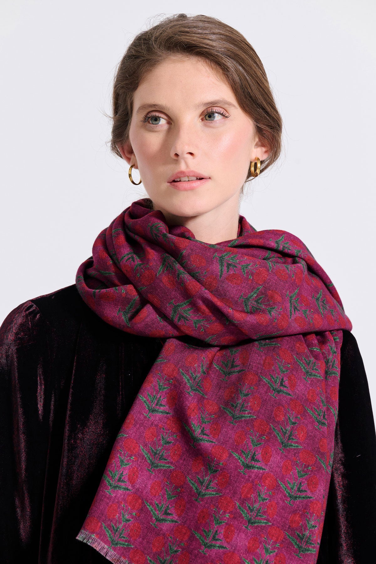 Double Sided Wool Scarf