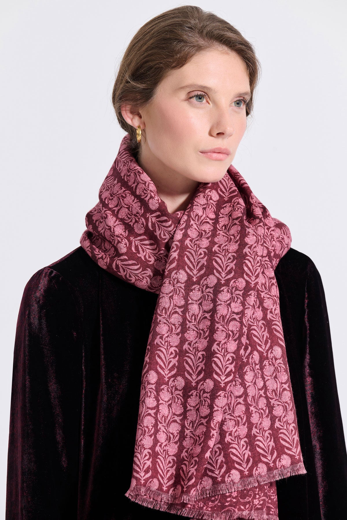 Double Sided Wool Scarf