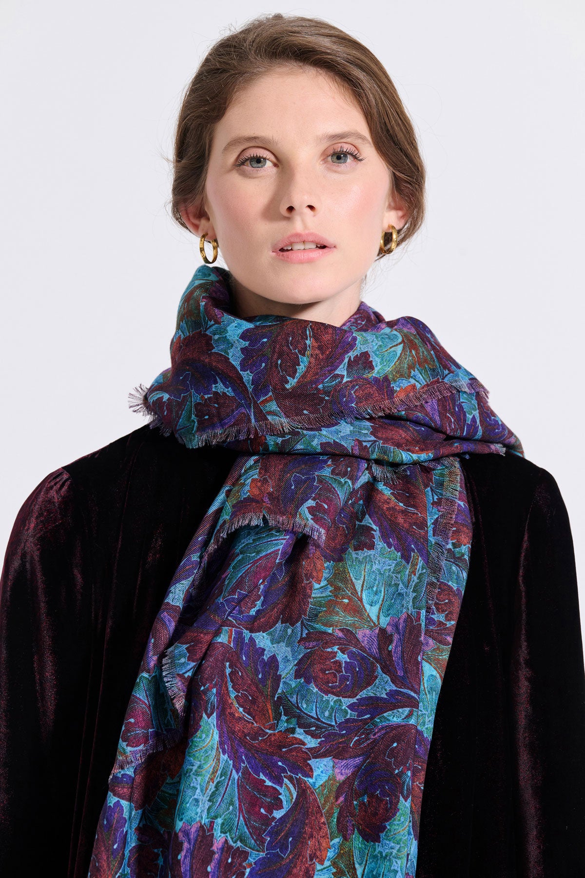 Double Sided Wool Scarf