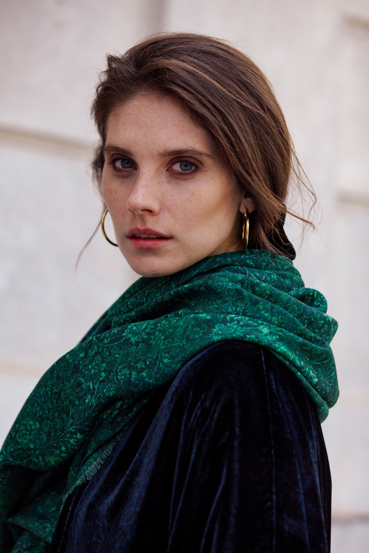 Double Sided Wool Scarf