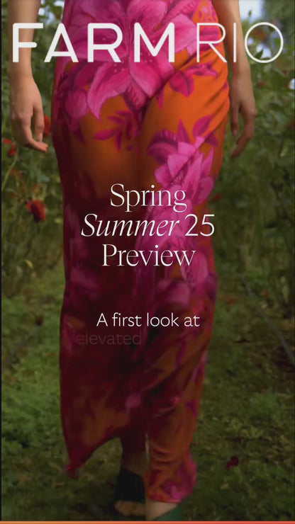 Cream cerrado stamps short sleeve mini dress